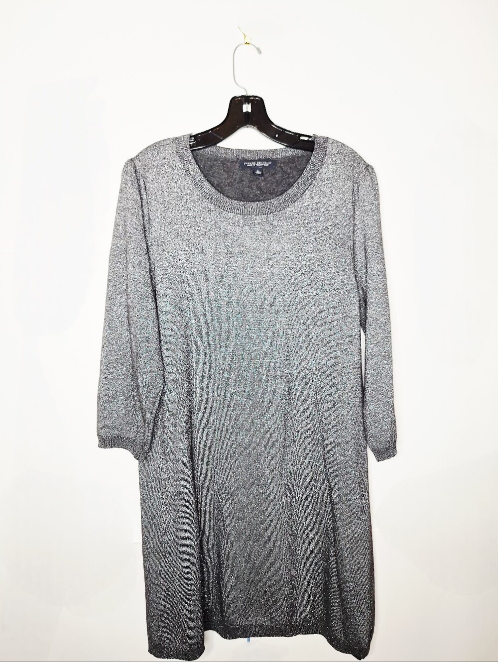 Banana Republic"Banana In Metallic" Wool,cashmere, &metallic blend sweater dress